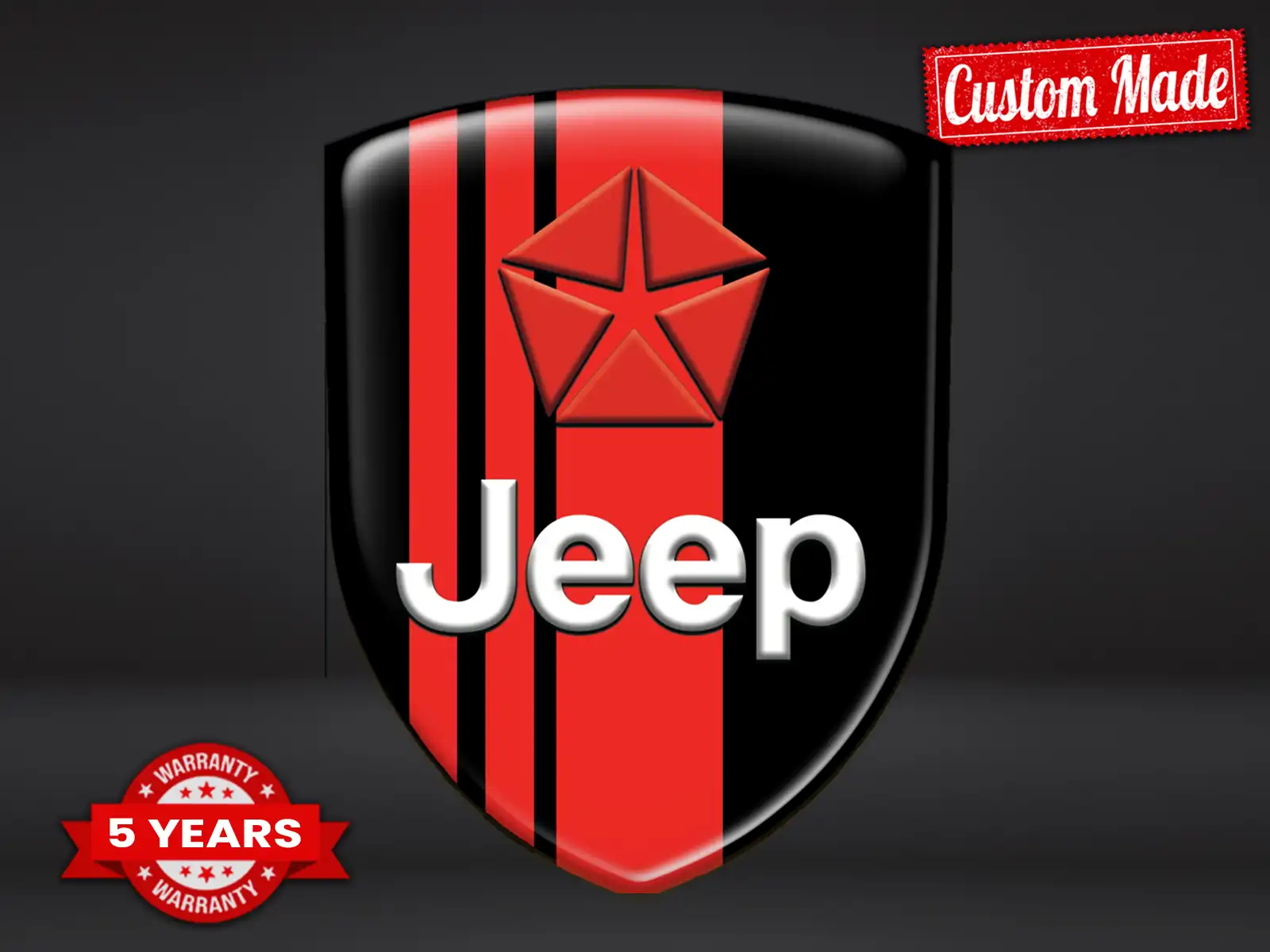 Jeep Business Labels Stickers Pro Max Resilient Look